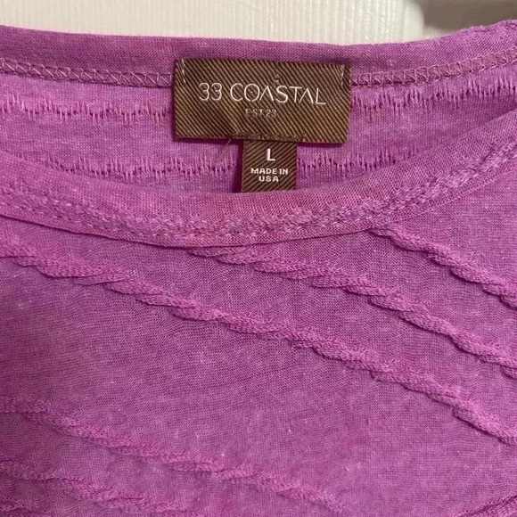 Buckle 33 Coastal Geo Textured Tee Size Large - Picture 3 of 6